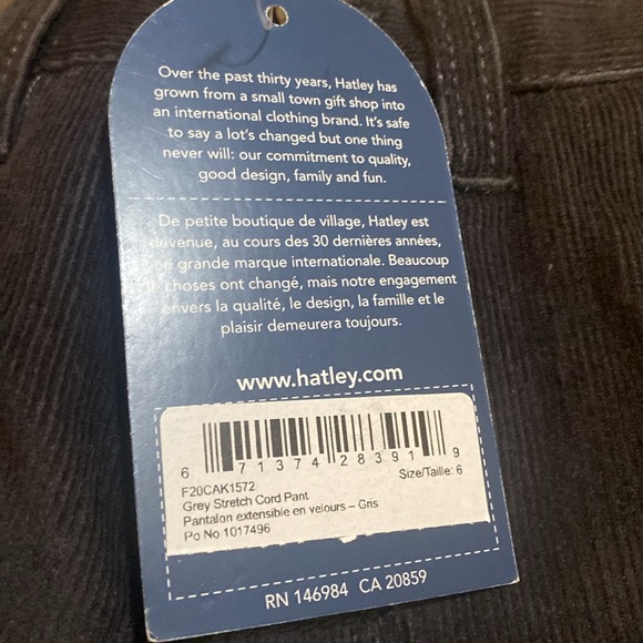 Hatley children’s chocolate brown stretch cords - Picture 4 of 6